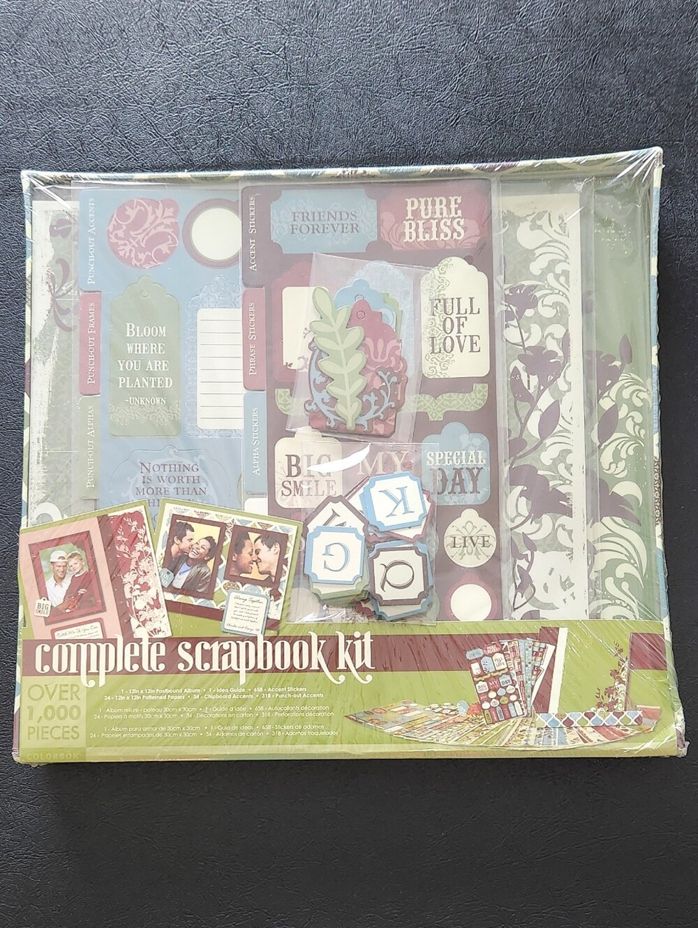 Complete Scrapbook Kit - Multicolor Floral Design
